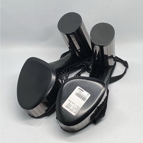 Ferragamo Sabina Mirror Platform High Heel Sandals size 8 - Picture 15 of 16